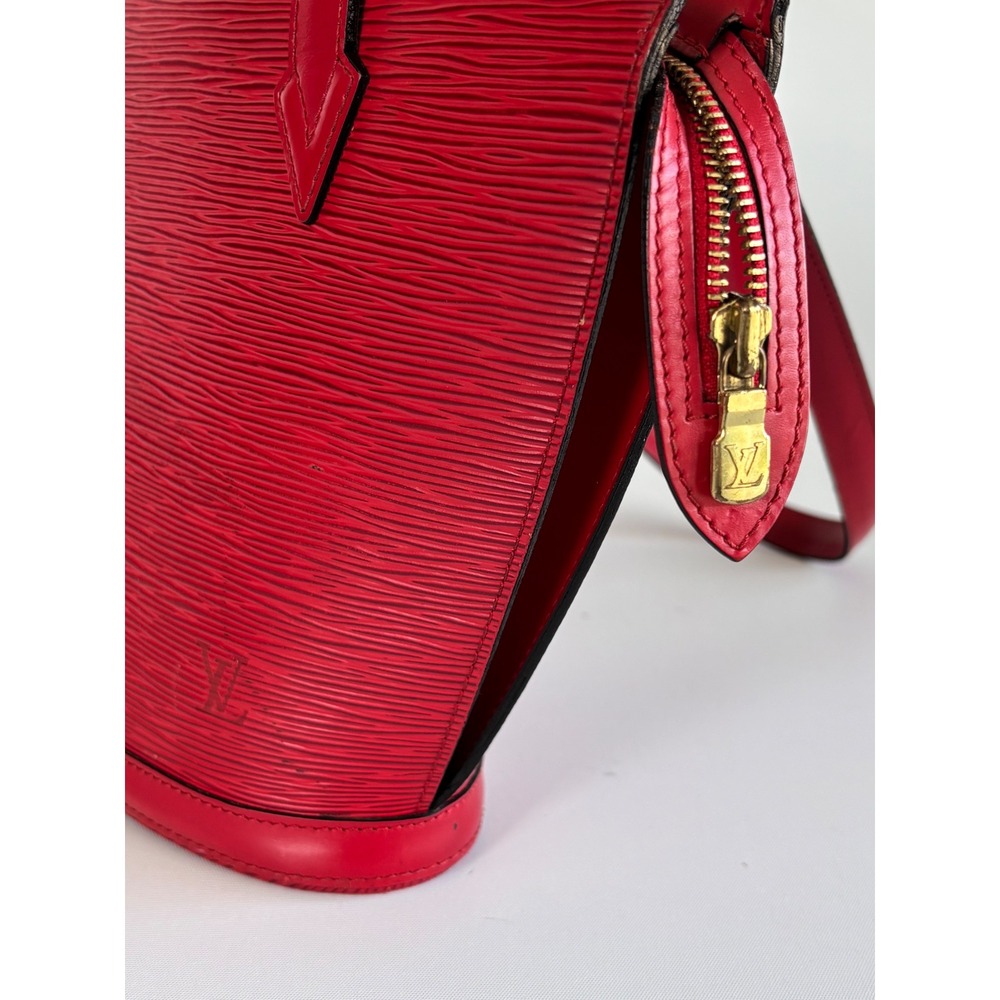 Louis Vuitton Saint Jacques PM Red Epi Leather Shoulder Bag Vintage 1998 AS0997 - Picture 9 of 10